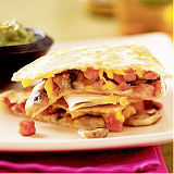 Ham and Mushroom Quesadillas